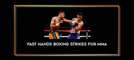 FAST HANDS Boxing Strikes for MMA Online courses